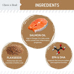 Anti Itch para Perros - 360 Golosinas Blandas Omega para Piel y Pelaje - Mezcla de Aceite de Salmón con Ácidos Grasos Esenciales, Omega 3, 6, Vitaminas, Antioxidantes - Hecho en EE.UU. (2 Paquetes de 180, Sabor a Mantequilla de Maní)