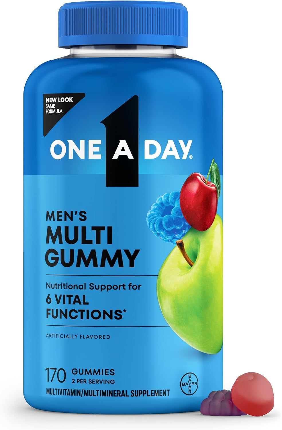One A Day Multivitamínico para Hombres en Gominolas – 80 Gominolas