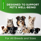 Multivitamínico Líquido para Perros y Gatos 10 en 1 - Vitaminas C, D3, Grupo B, Glucosamina, Arándano - Sabor a Carne - 60 ml