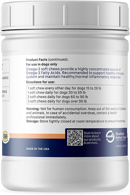 Pharmaceuticals EZ Chew Omega-3 Fatty Acid – Articulaciones: En perros mayores o razas propensas a problemas – Image 2