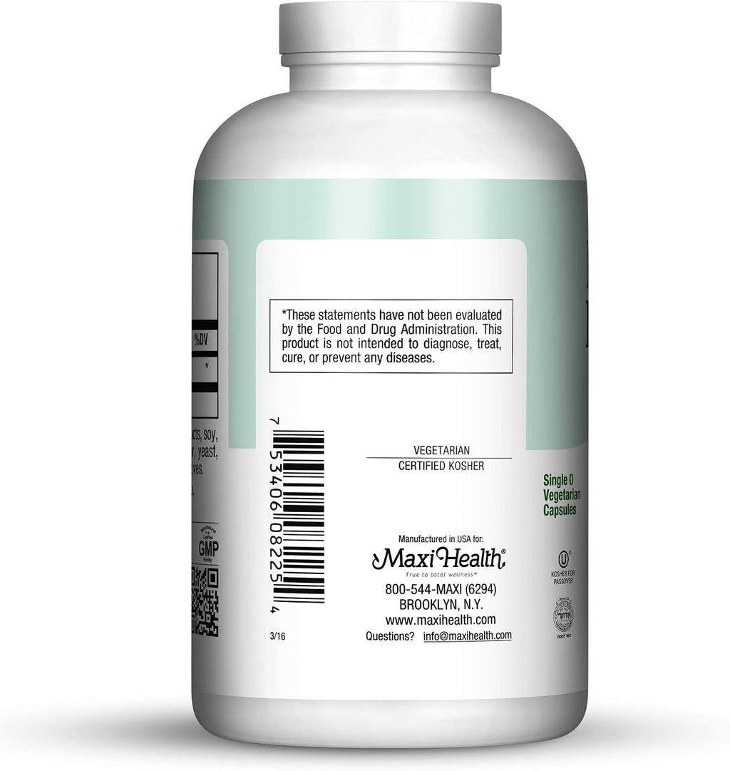 Maxi Health Cápsulas Vegetales Vacías Tamaño 0, 250 Unidades