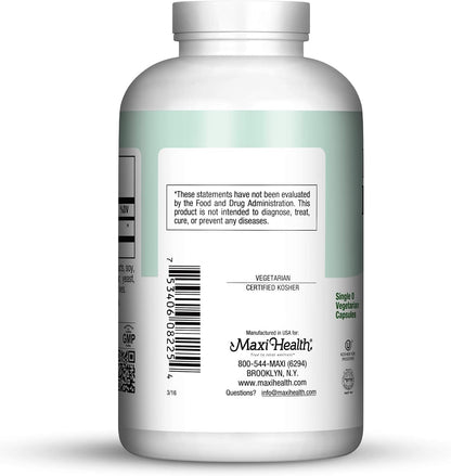 Maxi Health Cápsulas Vegetales Vacías Tamaño – Sin alérgenos comunes: libres de soja, trigo, gluten, maíz, sal, – Image 3