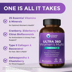 Vitamin World Ultra 360 Multivitamínico para Mujer One Daily, 90 comprimidos