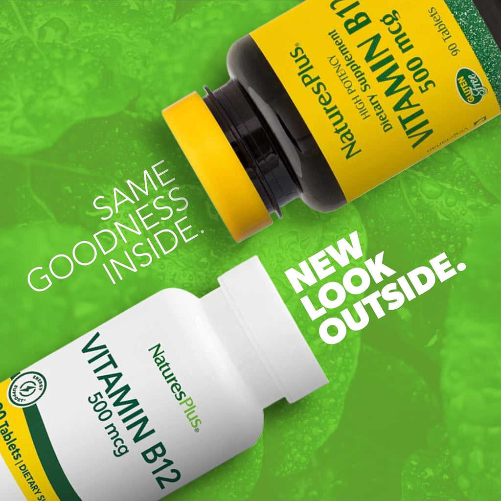 NaturesPlus Vitamina B12 500 mcg - 90 Comprimidos