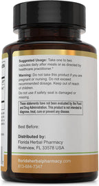 Florida Herbal Pharmacy Pao Pereira Bark Extract Supplement Capsules