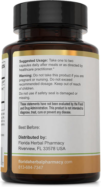 Florida Herbal Pharmacy Pao Pereira Bark Extract Supplement Capsules – Image 2