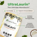 UltraLaurin Monolaurin – 3000 mg por dosis – 200 porciones – Vegano