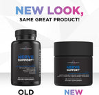 Livingood Daily Nerve Support Supplement - Complemento para el Sistema Nervioso 12-en-1 con B12 Metilada, Folato, Benfotiamina, Ácido Alfa Lipoico y Matricaria - Sin Gluten, No GMO - 60 Cápsulas