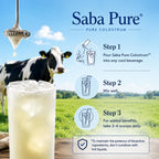 Saba Pure Colostrum & Biotin Complex – Sin sabor, 60 dosis