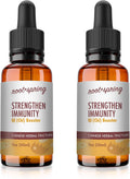 Strengthen Immunity - Qi (Chi) Booster - Tintura Herbal (Extracto Líquido) Concentrado con Gotero - Mezcla de Hierbas TCM - 1 oz (Pack de 2)