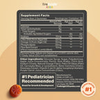 TruHeight Kids Brain Growth Gummies (Naranja, Edades 2+) - Multivitamínico con Omega 3 DHA