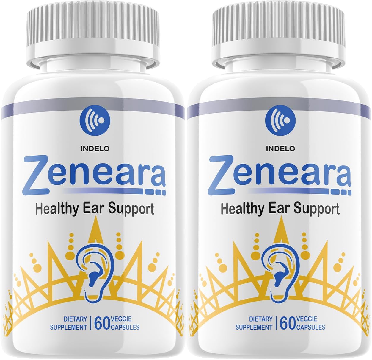 Zeneara - Complemento para el Soporte Auditivo (2 Envases - 120 Cápsulas)