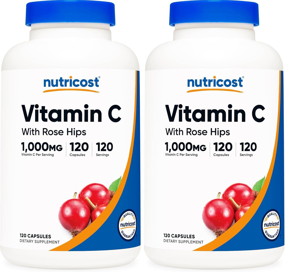 Nutricost Vitamina C con Rosa Mosqueta 1025 mg, 240 Cápsulas (3 Envases) – Image 10
