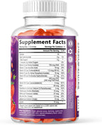 Multivitamin Gummies para Adultos - Multivitamínico Completo en Gominolas para Mujeres y Hombres - Vitaminas A, C, D, E, B12 y Zinc - 60 Gominolas Vegetarianas