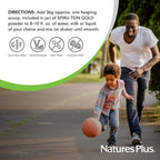 NaturesPlus SPIRU-TEIN GOLD Vainilla - Proteína vegetal en polvo con vitaminas y minerales (467 g)