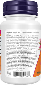 NOW Vitamin D-3 1000 UI, 90 Cápsulas Blandas