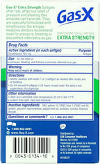 Novartis Gas-X Extra Strength Antigas - 10 Cápsulas Blandas