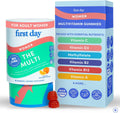 FIRST DAY Multivitamínico en Gominolas para Mujeres – Energía, Cabello y Salud General – 60 Gominolas Veganas