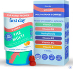 FIRST DAY Multivitamínico en Gominolas para Mujeres – Energía, Cabello y Salud General – 60 Gominolas Veganas
