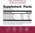 Bariatric Advantage Hierro 45 mg con Vitamina C, Tiamina y Cobre - 60 Cápsulas