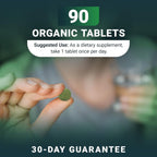 Dr. Berg's Greens Superfood - Comprimidos de Vegetales Crucíferos con 11 Fitonutrientes Orgánicos - 90 Comprimidos