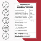 Supersmart - Gymnema Sylvestre 1500 mg al día - 75% Ácidos Gimnémnicos | Complemento Alimenticio - 90 Comprimidos