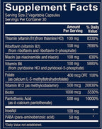 Vthrive Bioactive B-Complex, 60 Cápsulas
