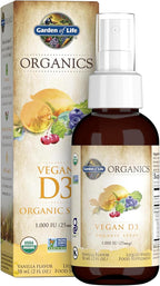 Garden of Life Vitamin D3 Mykind Spray de Vainilla Vegano Orgánico, 59 ml (2 fl oz)