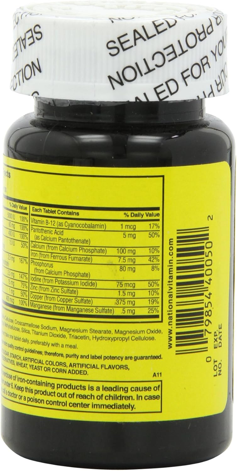 Nature's Blend Multivitamínico y Mineral - 100 Comprimidos
