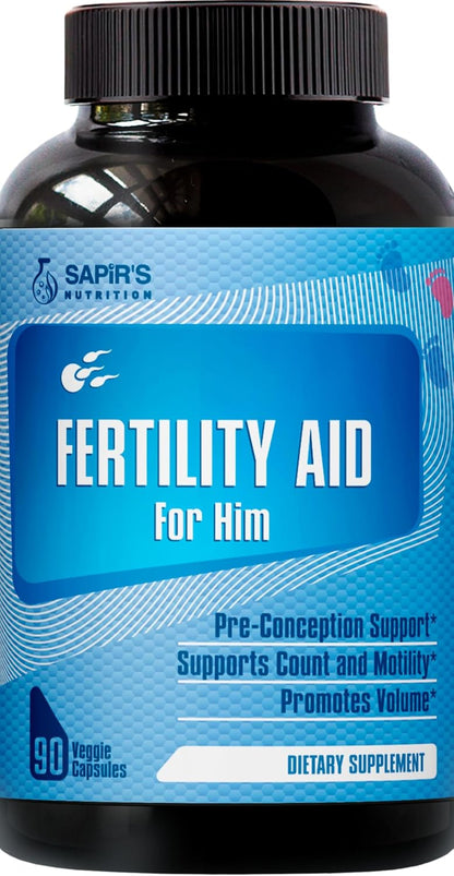 Sapir's Nutrition – Suplemento de Fertilidad – Zinc: Mineral esencial que contribuye a la fertilidad masculina y – Image 1