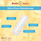 Brain Basic Ultra-Pure Nattokinase 5000 FU – 120 Cápsulas