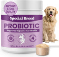 Probióticos para Perros en Polvo con 6 mil millones de UFC, Prebióticos y Enzimas Digestivas - Salud Digestiva e Inmune - 60 Dosis