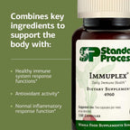 Standard Process Immuplex - 150 Capsules, Daily Immune Support with Folate, Iron, Vitamin C and Vitamin A
