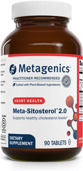 Metagenics Meta-Sitosterol 2.0 - Plant Sterol Complex with Beta-Sitosterol and Folate - 90 Tablets
