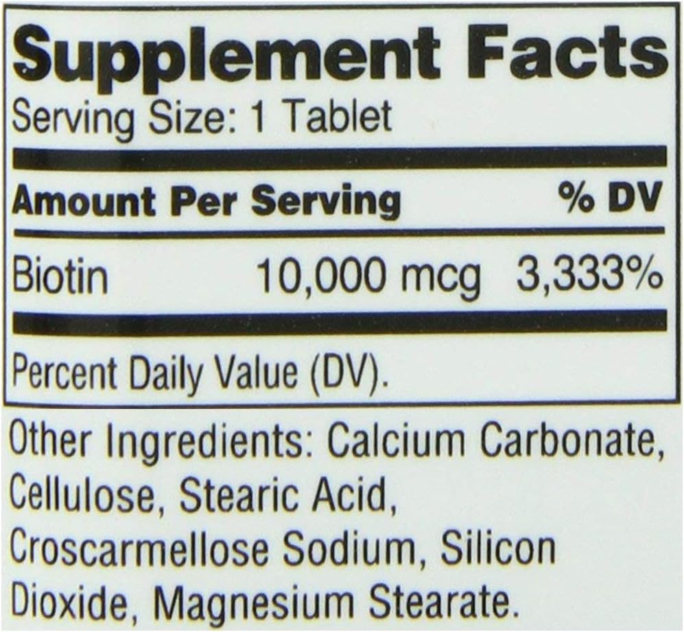 21st Century Biotina 10000 mcg, 120 Comprimidos (Pack de 3)