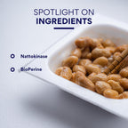 Research Verified Nattokinase 4000 FU - Apoyo Circulatorio - Con BioPerine, Sin Vitamina K2 - 60 Cápsulas - Pack de 6