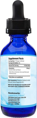 Absonutrix Artemisina 580mg por ración, 118 ml (4 oz) - Líquido