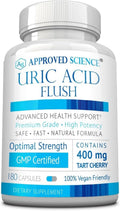 Approved Science Uric Acid Flush - Complemento Alimenticio - 180 Cápsulas Veganas