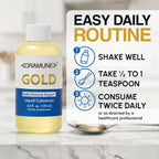 Oramune Gold Soporte Inmunológico – Calostro bovino líquido con factores de transferencia y lactoferrina (118 ml)