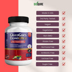 GlucoGoes Down Ultra - Complemento Alimenticio, 60 Cápsulas (Máxima Potencia)