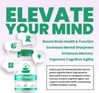 Vertigenics Brain Supplement Capsules – Fórmula Natural para Memoria y Enfoque (60 Cápsulas)