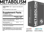 Silver Fern Brand Metabolism Supplement + Berberine Phytosome & aXivite – 60 Cápsulas