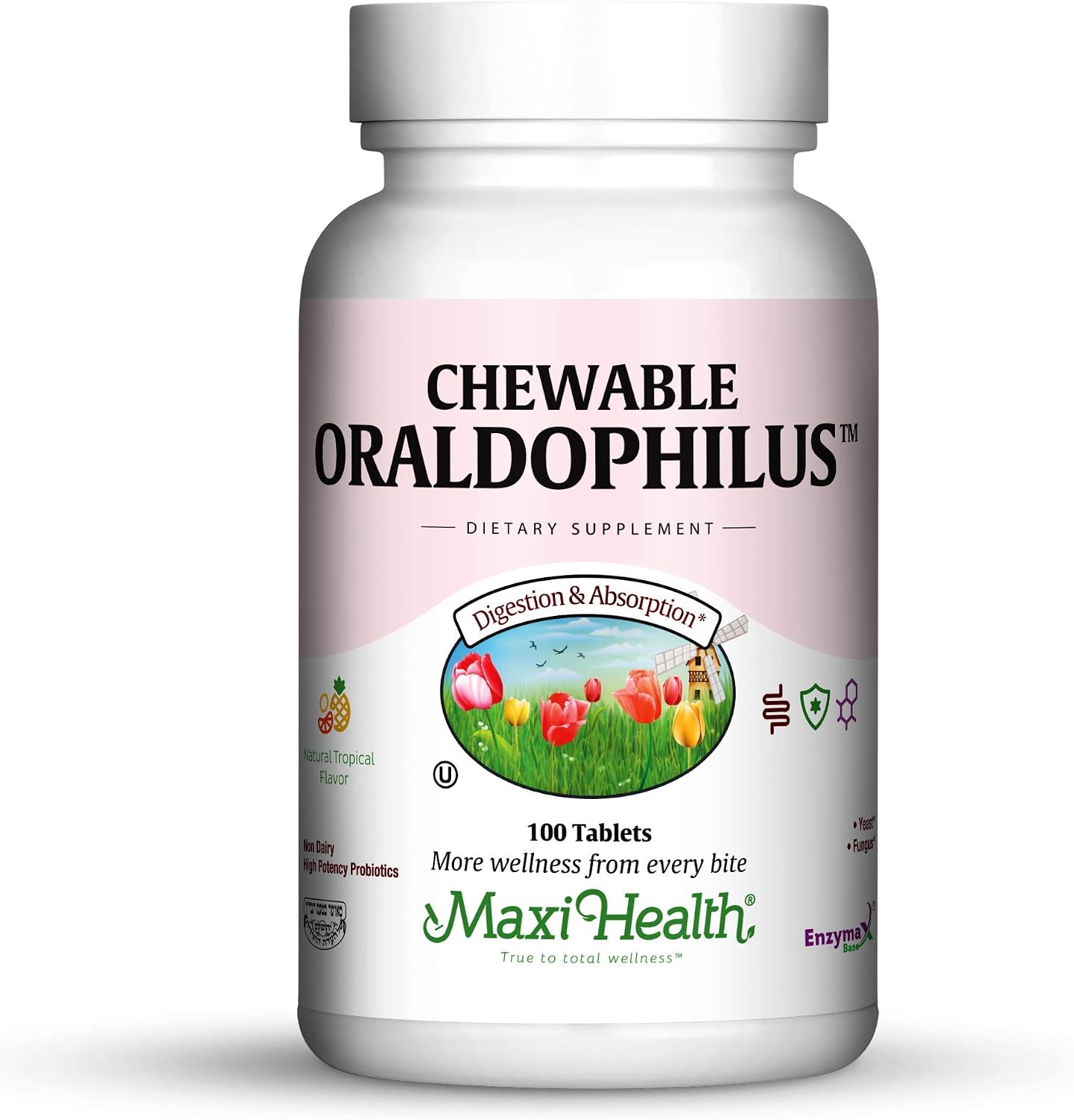 Maxi Health Multivitamínico Masticable para Niños - 90 Comprimidos