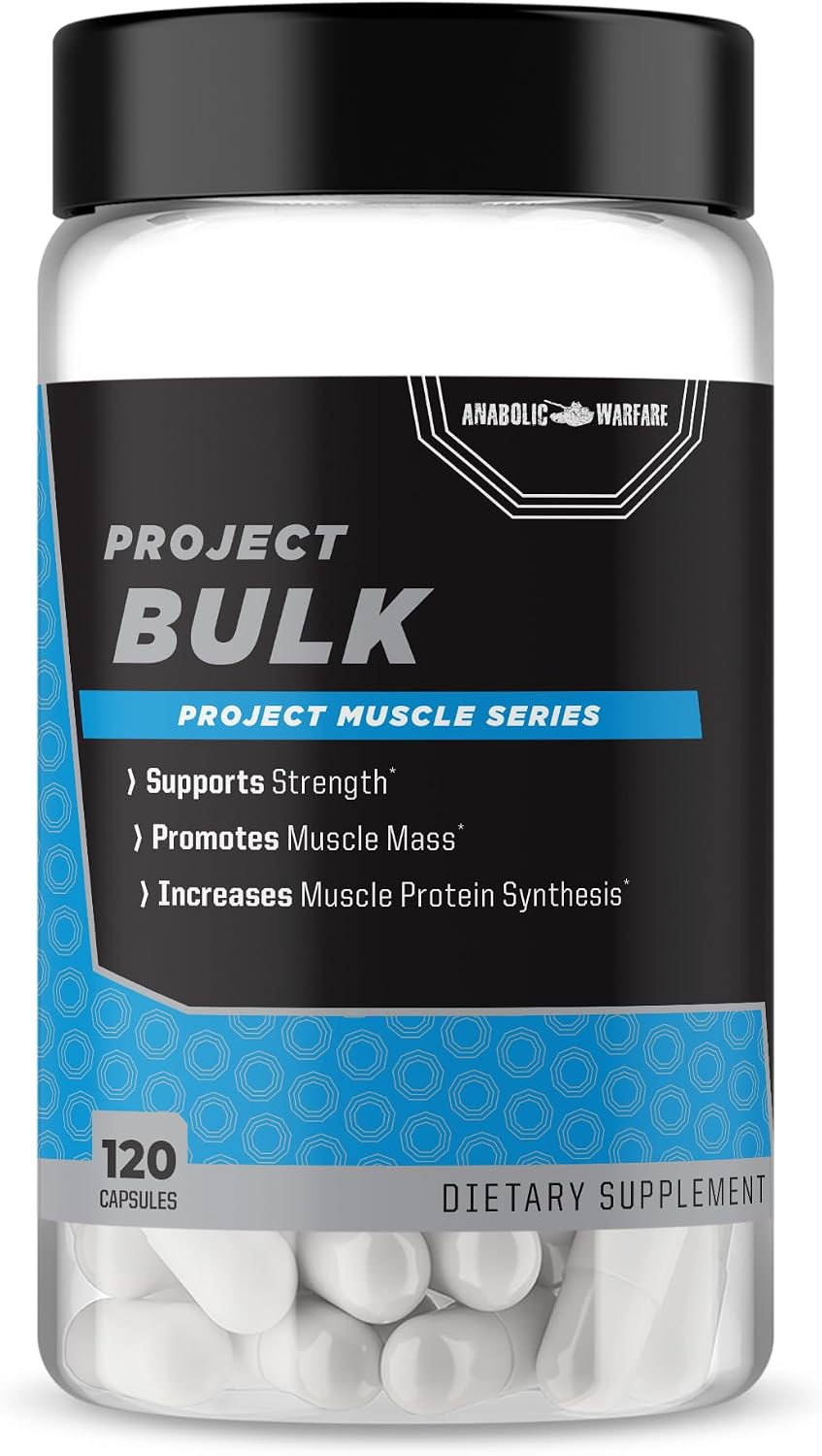 Anabolic Warfare Project Bulk - Fórmula para Aumentar Masa Muscular con Botánicos