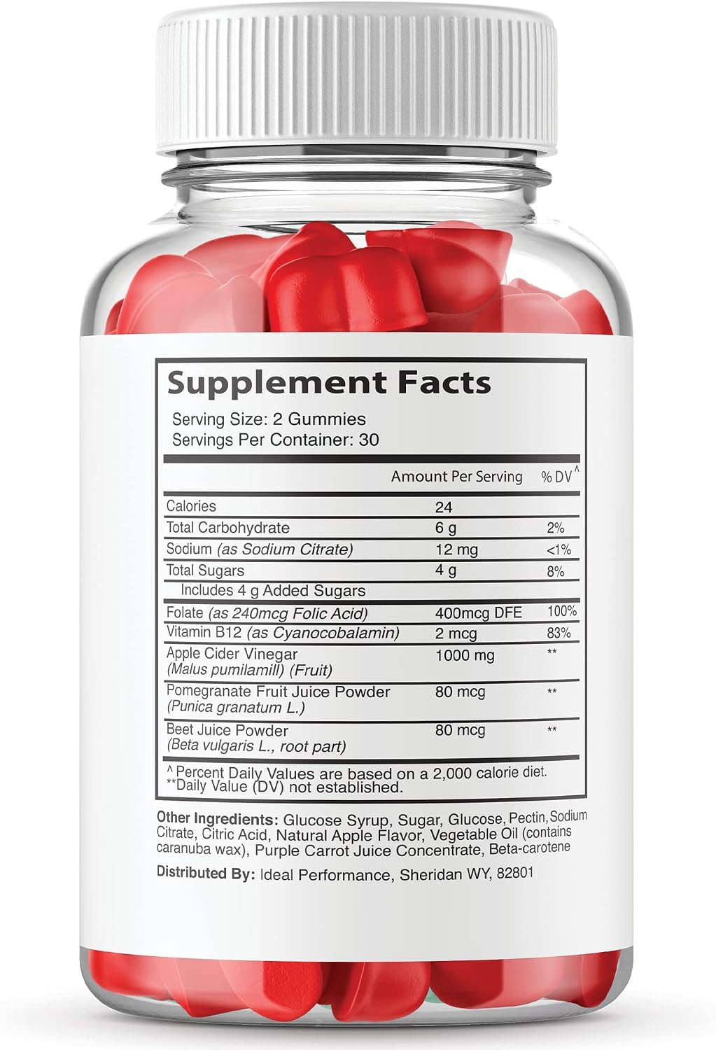 IDEAL PERFORMANCE Ketoflow Gummies Flow Gummies Flo Gummy Bears (60 Gominolas)