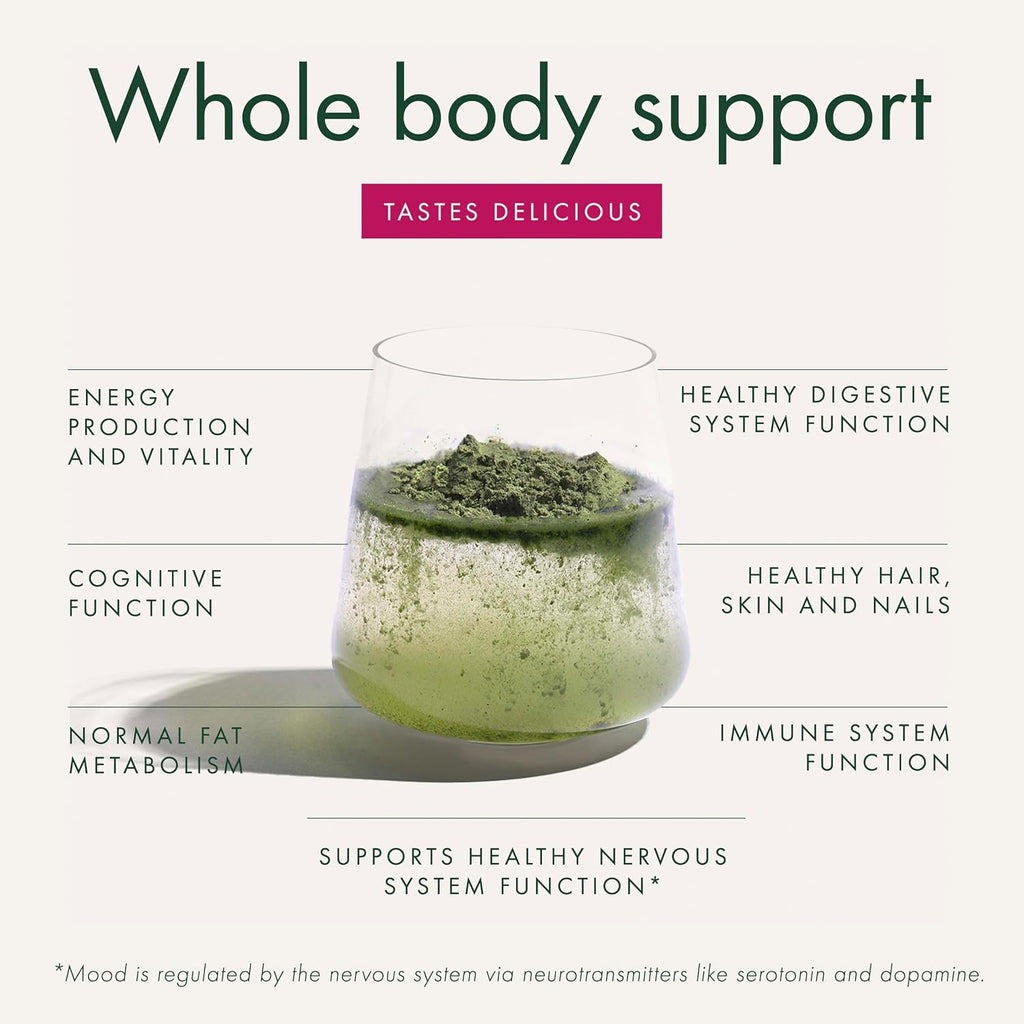 WelleCo The Super Elixir Daily Greens Powder – Mezcla de frutos rojos (300g)