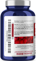 NusaPure Raíz de Remolacha Orgánica, 400 mg, 200 Cápsulas Vegetales (Vegano, Sin OGM)