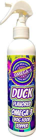 Duck Flavored Omega 3 Dog Food Topper with Human Grade Oils