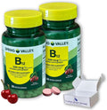 Vitamina B12 500 mcg - Sublingual Sabor Cereza 200 Comprimidos (Pack de 2)