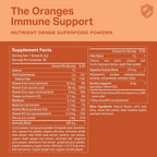 Proper, The Oranges Immune Support Supplement - Mezcla de bebida sabor naranja mandarina con saúco, vitamina C, zinc y probióticos